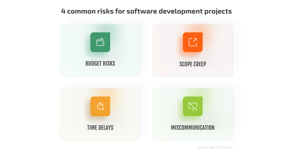 4 common risks for software development projects