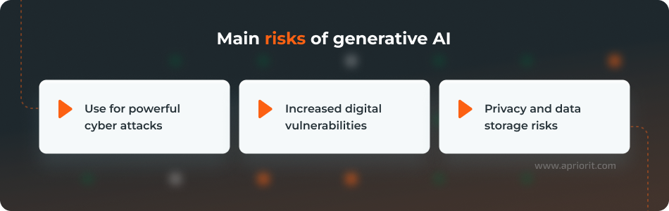 main risks of generative AI