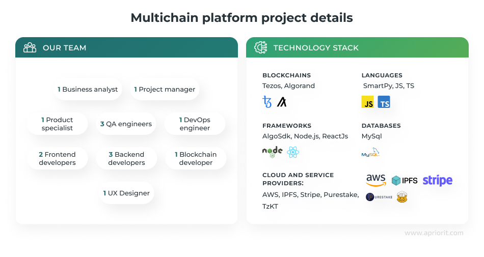 Multichain platform project details